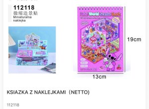 KSIAZKA Z NAKLEJKAMI 1303554