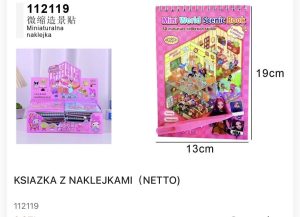 KSIAZKA Z NAKLEJKAMI 1303555