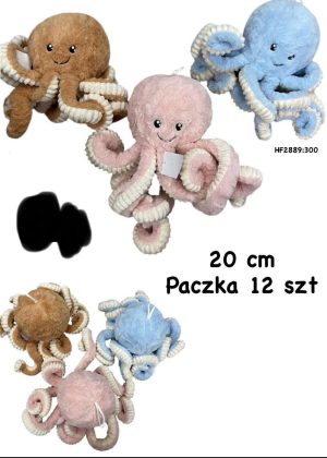 Pluszowa Ośmiornica Kinga Maskotka 20CM 1498646