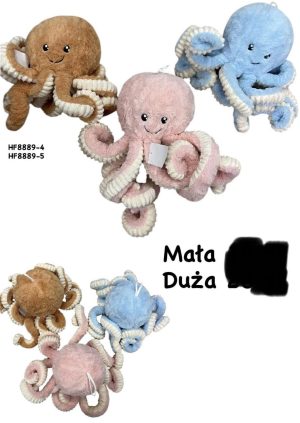 Pluszowa Ośmiornica Kinga Maskotka MALY 30CM 1498648