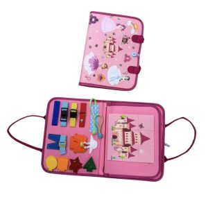 Tablica Manipulacyjna Walizka Zagadki Montessori 8160118