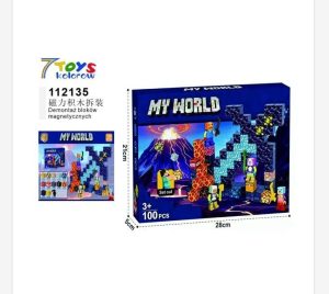 Zabawki Klocki Magnetic Minecraft 4728748