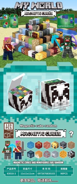 Zabawki Klocki Magnetic My World 4728755