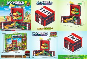 Zabawki Klocki Magnetic My World 4728759