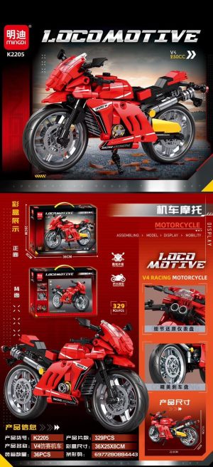 Zabawki Klocki Motorcycle 4728800