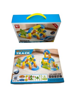 57EL TOR ELEKTRYCZNY KOLEJKA KLOCKI MAGNETYCZNE POCIĄG ANTYGRAWITACYJNY 7104511