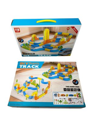 118EL TOR ELEKTRYCZNY KOLEJKA KLOCKI MAGNETYCZNE POCIĄG ANTYGRAWITACYJNY 7104512