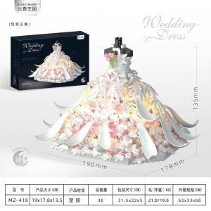 KLOCKI MZ-418 WEDDING DRESS 1950752
