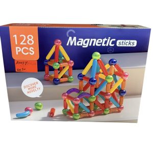 128 PCS Klocki Magnetyczne dla Dziewczynki 6380169