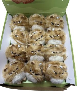 BRELOK PLUSZAK SPINNY ANGRY CAT 3263243