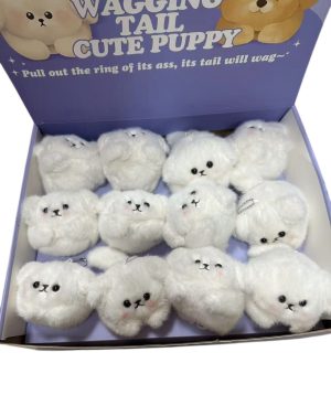 BRELOK PLUSZAK WAGGING TAIL CUTE PUPPY 3263244