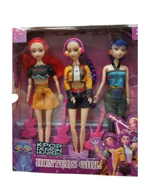 ZESTAW Lalka kpop 3 szt z muzyką. 9144901