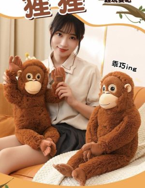 100CM Miś orangutan Małpa poduszka maskotka pluszak przytulanka 9144904