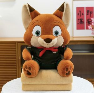 MASKOTKA PLUSZOWA NICK WILDE ZWIERZOGRÓD 40 CM + MIĘKKI KOC 100x180 CM FED 9144919