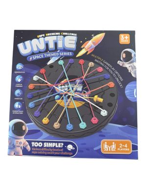 ROZPLĄTYWANIE LIN gra logiczna zręcznościowa Dla dzieci Rodzinna planszowa 5518174