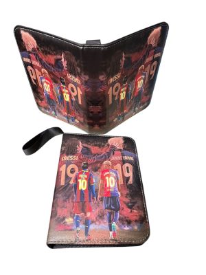 DUŻY PRZENOŚNY ALBUM KLASER SEGREGATOR NA KARTY PIŁKARSKIE 400 KART ZAMEK 8732365