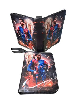 DUŻY PRZENOŚNY ALBUM KLASER SEGREGATOR NA KARTY PIŁKARSKIE 400 KART ZAMEK 8732367