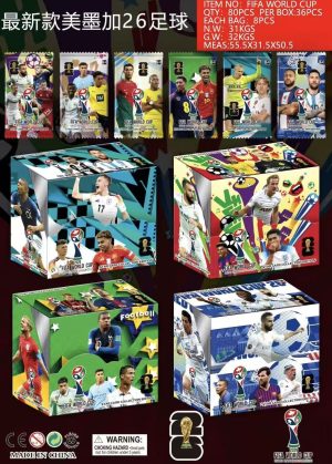 Karty Piłkarskie FIFA Mega Box 288 Kart Kolekcjonerskich Zestaw Na Prezent 2629092