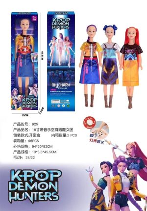 LALKA KPOP DEMON HUNTERS MUZYKA ROZMIAR 40 CM 4648013