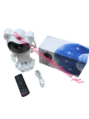 DZIECI PROJEKTOR GWIAZD NIEBA LAMPKA NOCNASTRONAUTA RZUTNIK PILOT 4517046