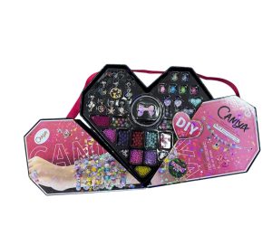 DUZY ZESTAW DLA DZIECI ROBIENIA BRANSOLETEKREATYWNY BIŻUTERII KUFERK 4517209