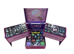 DUZY ZESTAW DLA DZIECI ROBIENIA BRANSOLETEKREATYWNY BIŻUTERII KUFERK 4517211