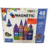 KLOCKI EDUKACYJNE MAGNETYCZNE KONSTRUKCYJNE PANELE 48 PCSILNE MAGNESY GRUBE 4517357
