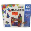 KLOCKI EDUKACYJNE MAGNETYCZNE KONSTRUKCYJNE PANELE 60 PCSILNE MAGNESY GRUBE 4517358