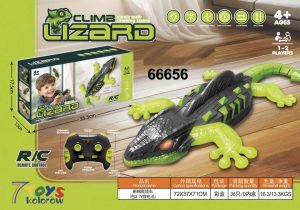 GEKON NA PILOT CHODZI PO ŚCIANIE SUFICIE LED JASZCZURKA ZDALNIE STEROWANY 6273637