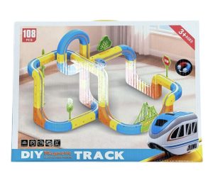 ZESTAW 108PCS KLOCKÓW KONSTRUKCYJNYCH MAGIC TRAIN DO SAMODZIELNEGO MONTAŻU 9814868