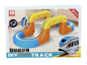 ZESTAW 18PCS KLOCKÓW KONSTRUKCYJNYCH MAGIC TRAIN DO SAMODZIELNEGO MONTAŻU 9814870