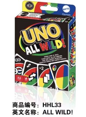 KARTY UNO ALL WILD DZIKIE KARTY GRA KARCIANA 7641459