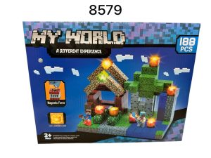 Klocki magnetyczne 188 elementów ledowe. 7898531