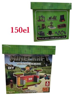 Klocki magnetyczne ledowe 150 elementów 8400107