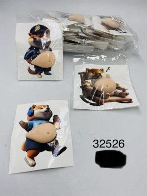 ZABAWKA Chubby Cat Belly 3D Door Bumper 4518995