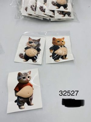 ZABAWKA Chubby Cat Belly 3D Door Bumper 4518996