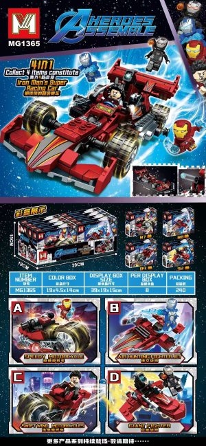 KLOCKI Heroes Assemble Bloques 7993767