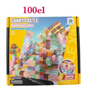 100 EL MAGNETYCZNE KLOCKI KONSTRUKCYJNE 5197638