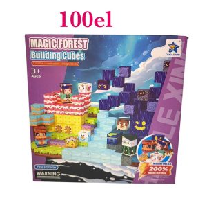 100 EL MAGNETYCZNE KLOCKI KONSTRUKCYJNE 5197640