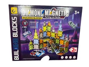 ZESTAW 72EL Konstrukcyjne Klocki Magnetyczne 3623641