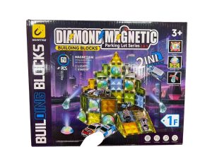 ZESTAW 60EL Konstrukcyjne Klocki Magnetyczne 3623644