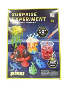 Zestaw Naukowy EKSPERYMENTY dla Dzieci 52w1 Chemia Laboratorium Wulkan STEA 3623665
