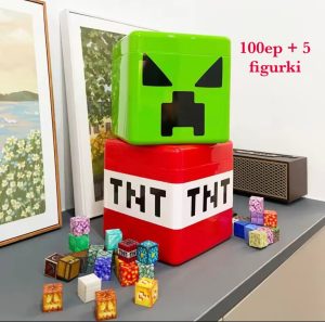 100el + 5 fiegurki Klocki magnetyczne  TNT Duże Pudełko 6501142