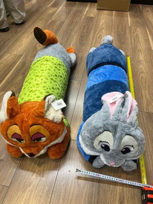 Maskotka Pluszowa Zwierzogród Judy Hopps Nick Wilde 100 cm Zootopia Poduszka 4221821