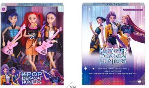 ZESTAW 3 SZT Muzyka LALKI K-POP 30 cm Demon Hunters 8937145