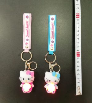 Brelok gumowy świecący Hello Kitty 6654331