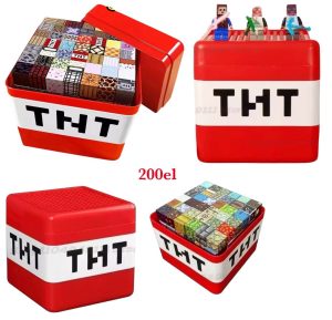 200 el + 3 fiegurki Klocki magnetyczne  TNT Duże Pudełko 1079502