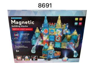 Klocki magnetyczne ledowe 126 elementów 6883252