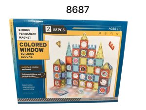 Klocki magnetyczne 88 elementów 6883253