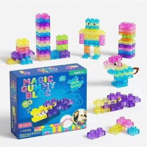 Magiczne miękkie klocki żelowe 40pcs 7186982
